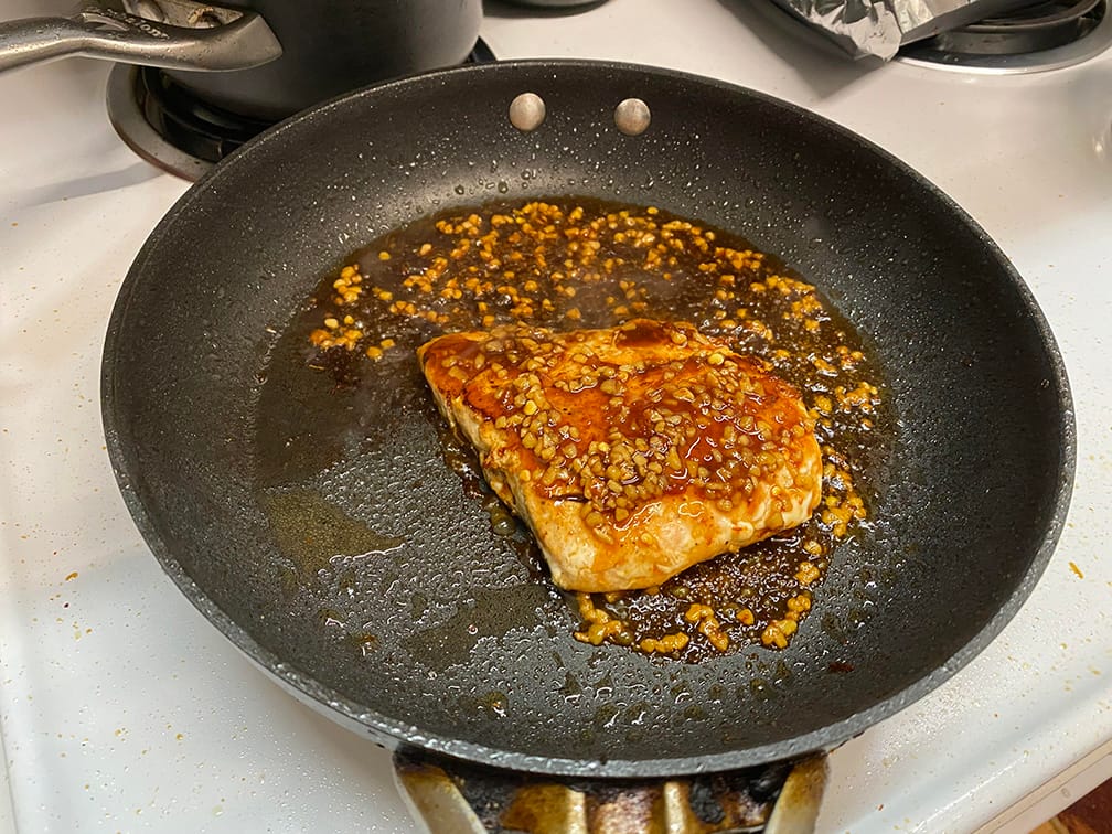 pan-fried salmon